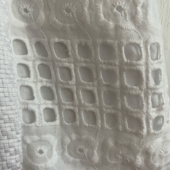 W118 by Walter Baker White Eyelet Sleeveless Dress XS - Picture 10 of 11